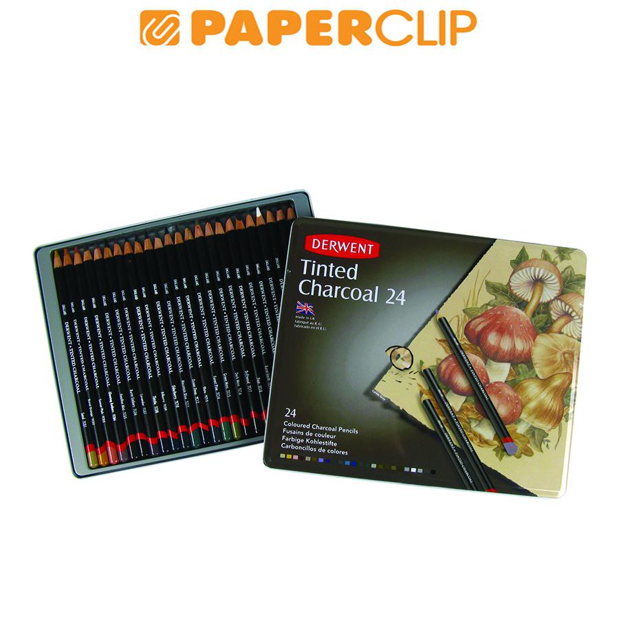 

PENSIL WARNA DERWENT SET CHARCOAL 24 COLOR 2301691DW