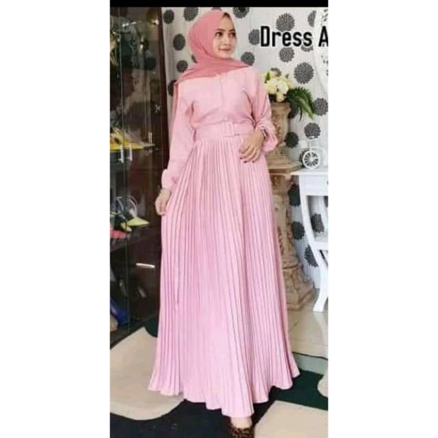 GAMIS TOYOBO PLISKET TERBARU MURAH | GAMIS KEKINIAN | GAMIS HITS | PLISKET TOYOBO CANTIK