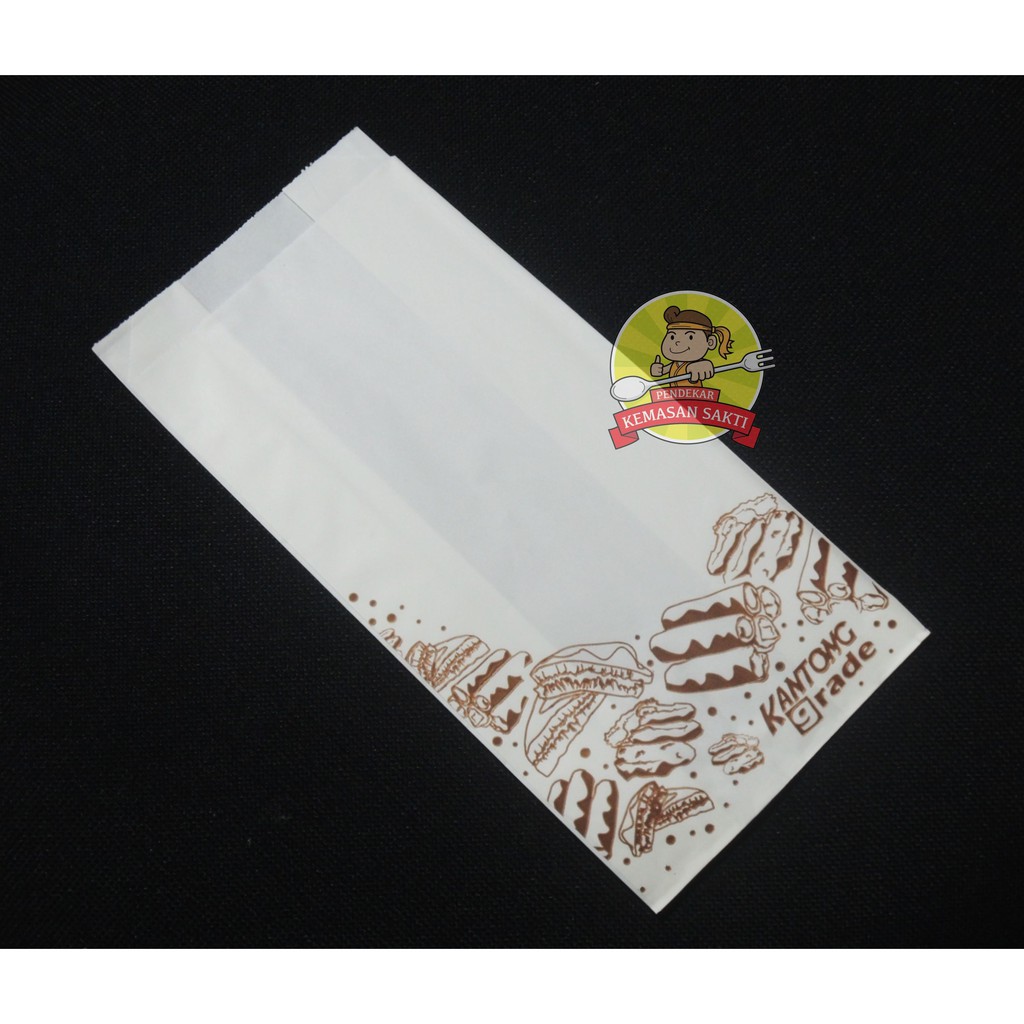 

RB (Isi 100) Paper Bag / Kantong Kertas Putih Motif 13x8x24 Murah Terlaris