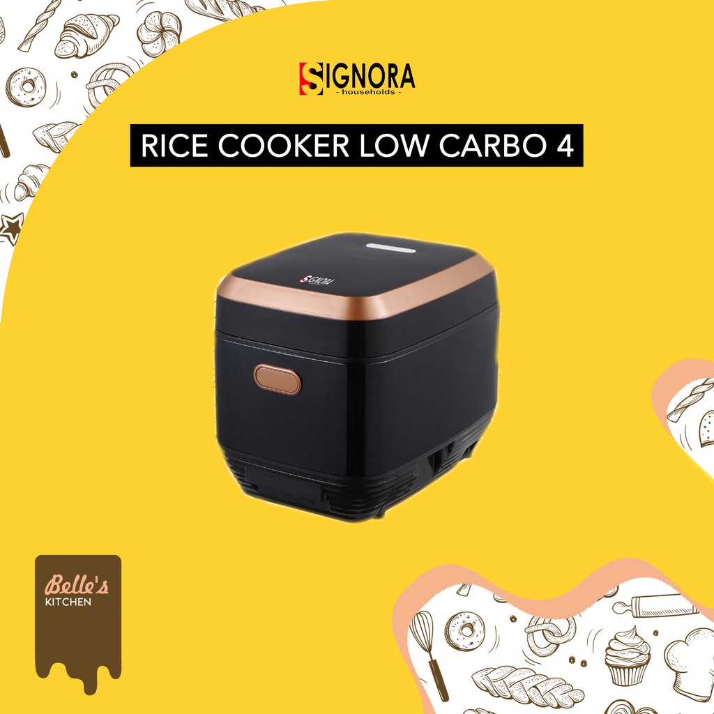 Signora Rice Cooker Low Carbo 4lt Jumbo Shopee Indonesia