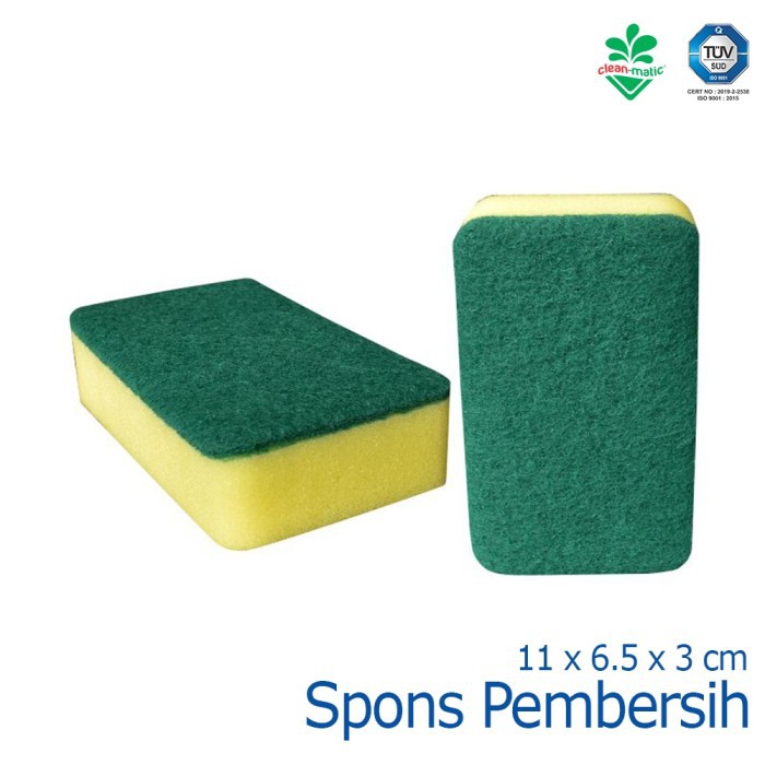 Sabut Spons Cuci Piring Ekonomis Sponge 170067 Cleanmatic