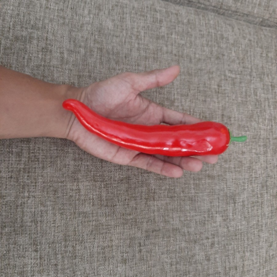 cabe hias cabai paslu buatan hiasan meja pajangan chili pepper cengek lombok artificial