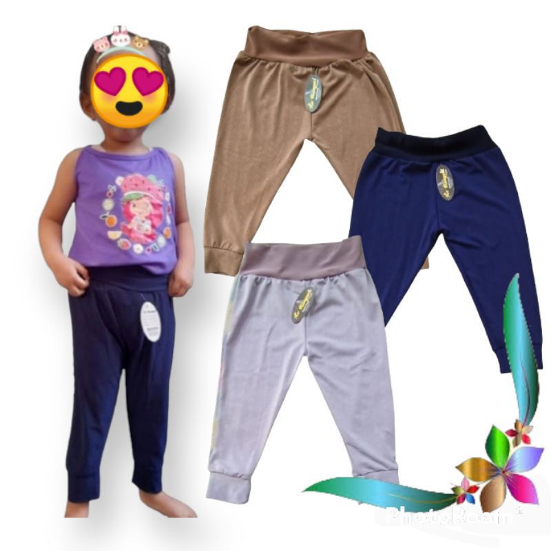 Legging bayi / anak cewek 1 - 3 tahun murah lembut halus dan nyaman tidak panas