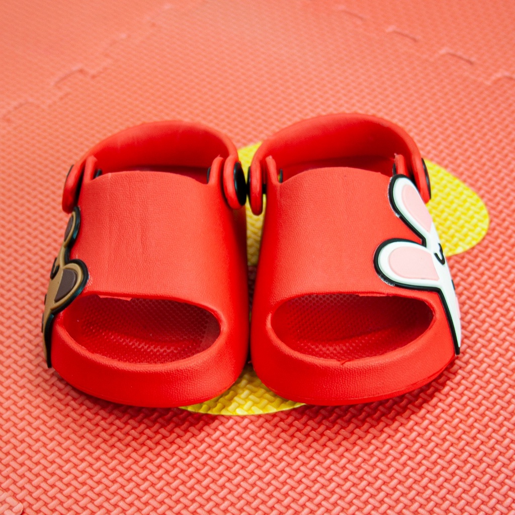 Sandal Let Anak Perempuan Karakter Bear &amp; Bunny Lucu (20-25) - Dulux 386