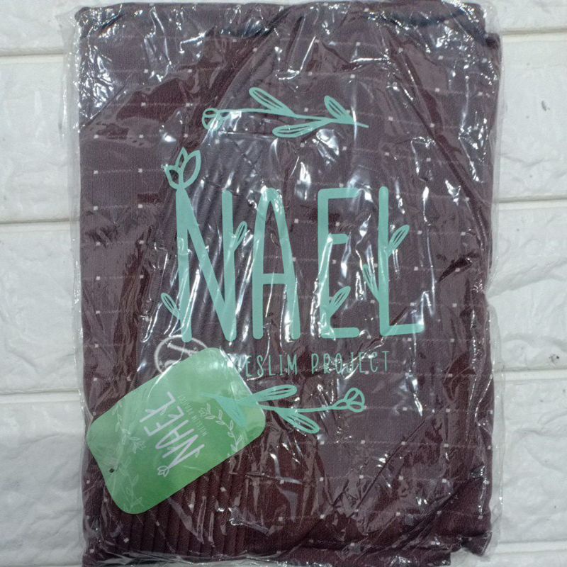 JILBAB INSTAN PAD AYRIN ALLINE OVAL POLOS-Dark Milo