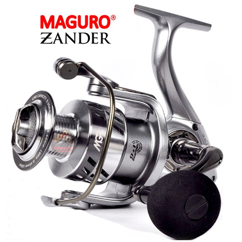 Reel Spinning MAGURO ZANDER 1000-6000 I Power Handle I Durable One Way Ball Bearing