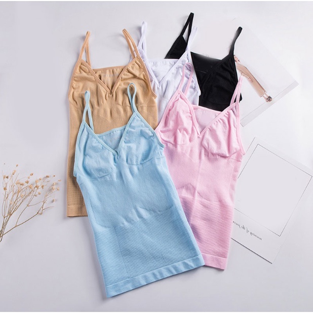 RSB BJ289 Baju Wanita Atasan Munafae Slimming Suit Korset Baju Pelangsing Perut Camisole Tanktop Murah