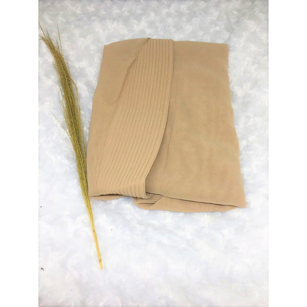 PROMO 9.9  Jilbab Instant Khimar Raudah Ouval Khimar Kancing 2 Layer / Jilbab Kancing 2 Layer-COKSU