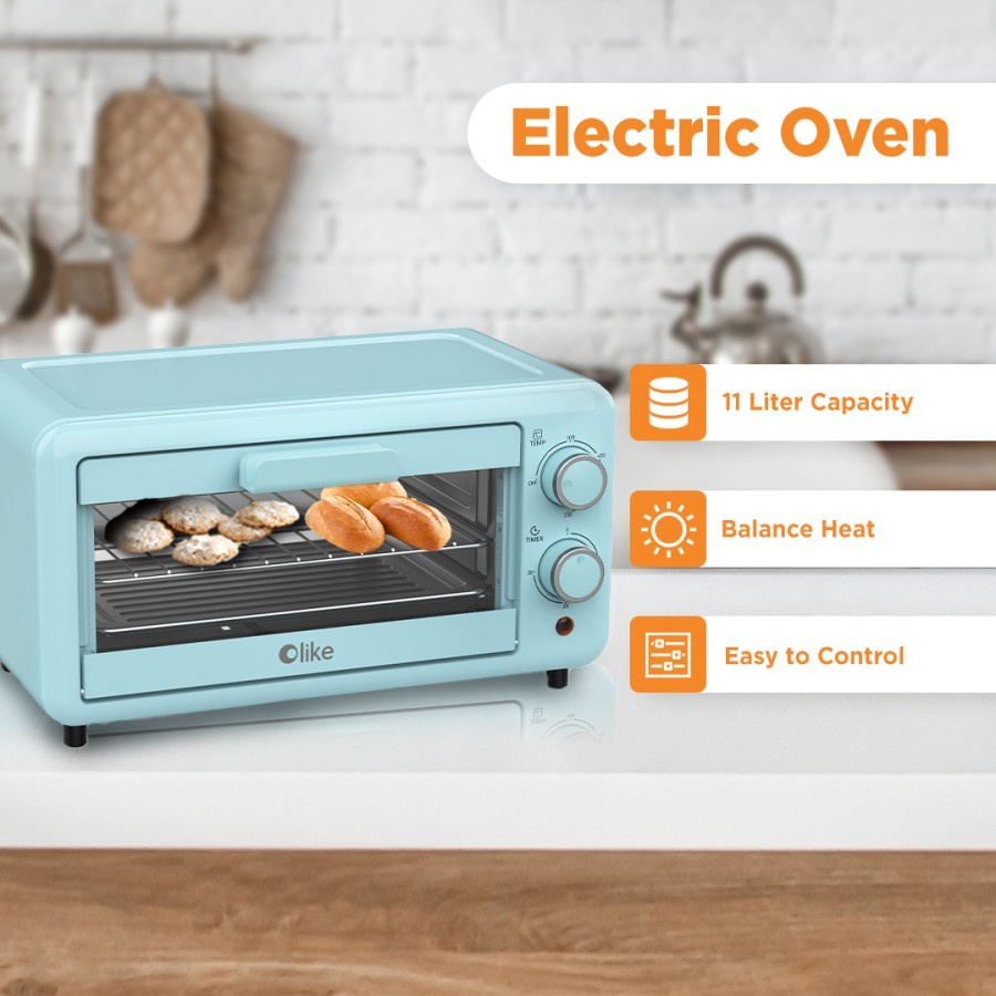 Olike Electric Oven Toaster 11 LIter Oven Listrik Toaster