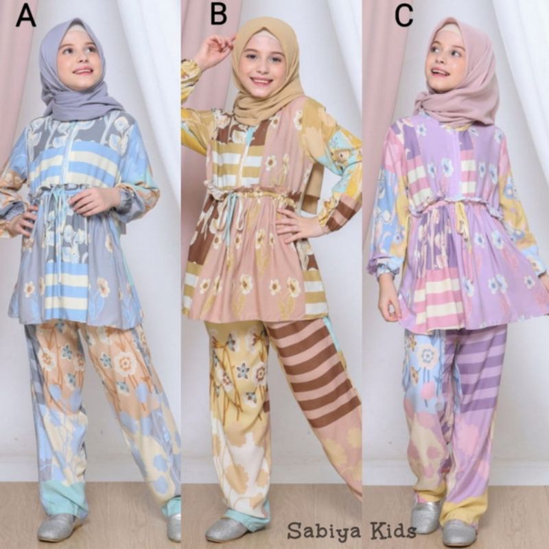 Stelan celana anak SABIYA by Hawwa Aiwa Kids
