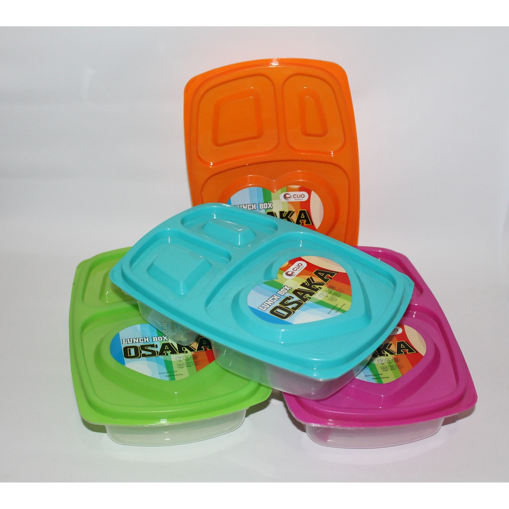 LUNCH BOX CLIO OSAKA /KOTAK MAKAN PLUS SENDOK 2100