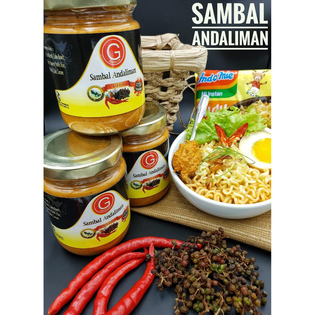 Sambal Andaliman Original Garciafood 220gr (RASA ORI &amp; EXTR ANDALIMAN)