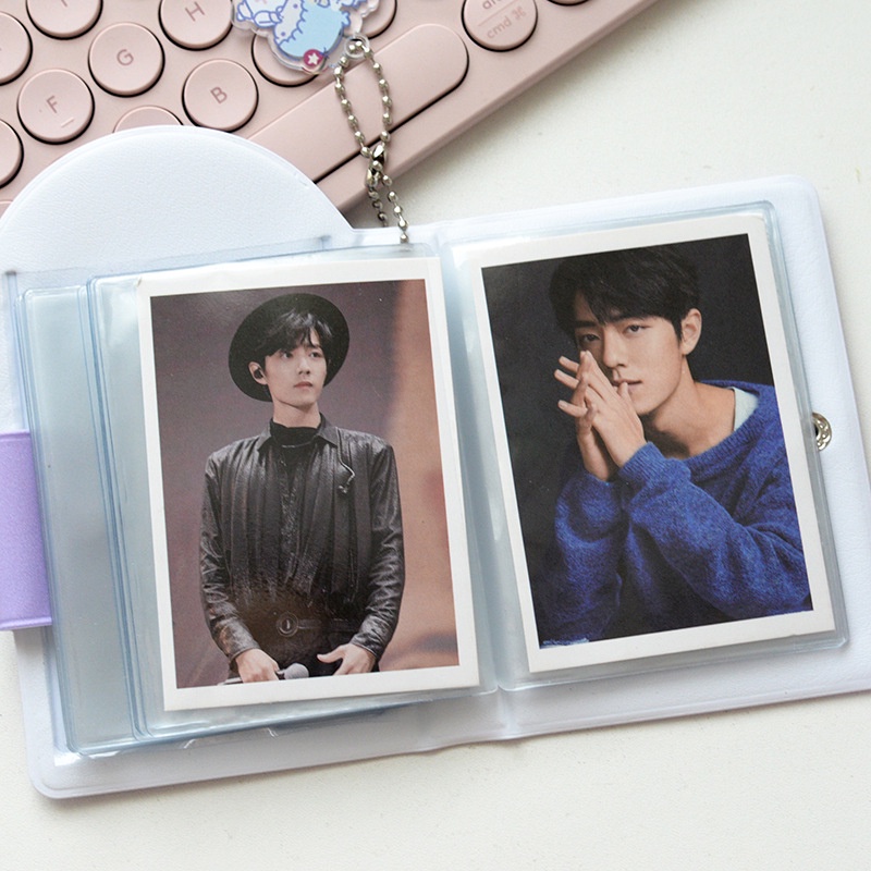 Album Foto Sanrio 3inch Kartun PVC Card Holder Mini Album Idol Photocard Penyimpanan Buku