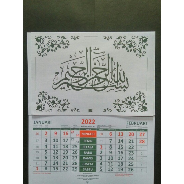 Jual Kalender Jawa Tahun 2022 | Shopee Indonesia