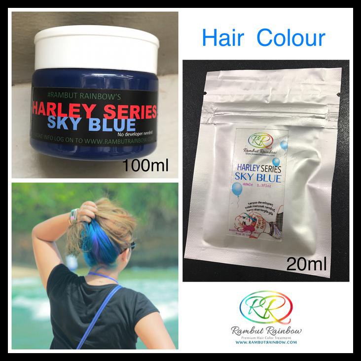 Sky Blue 20 Ml - Cat Rambut Biru Muda Pastel - Spt Pravana Pulpriot