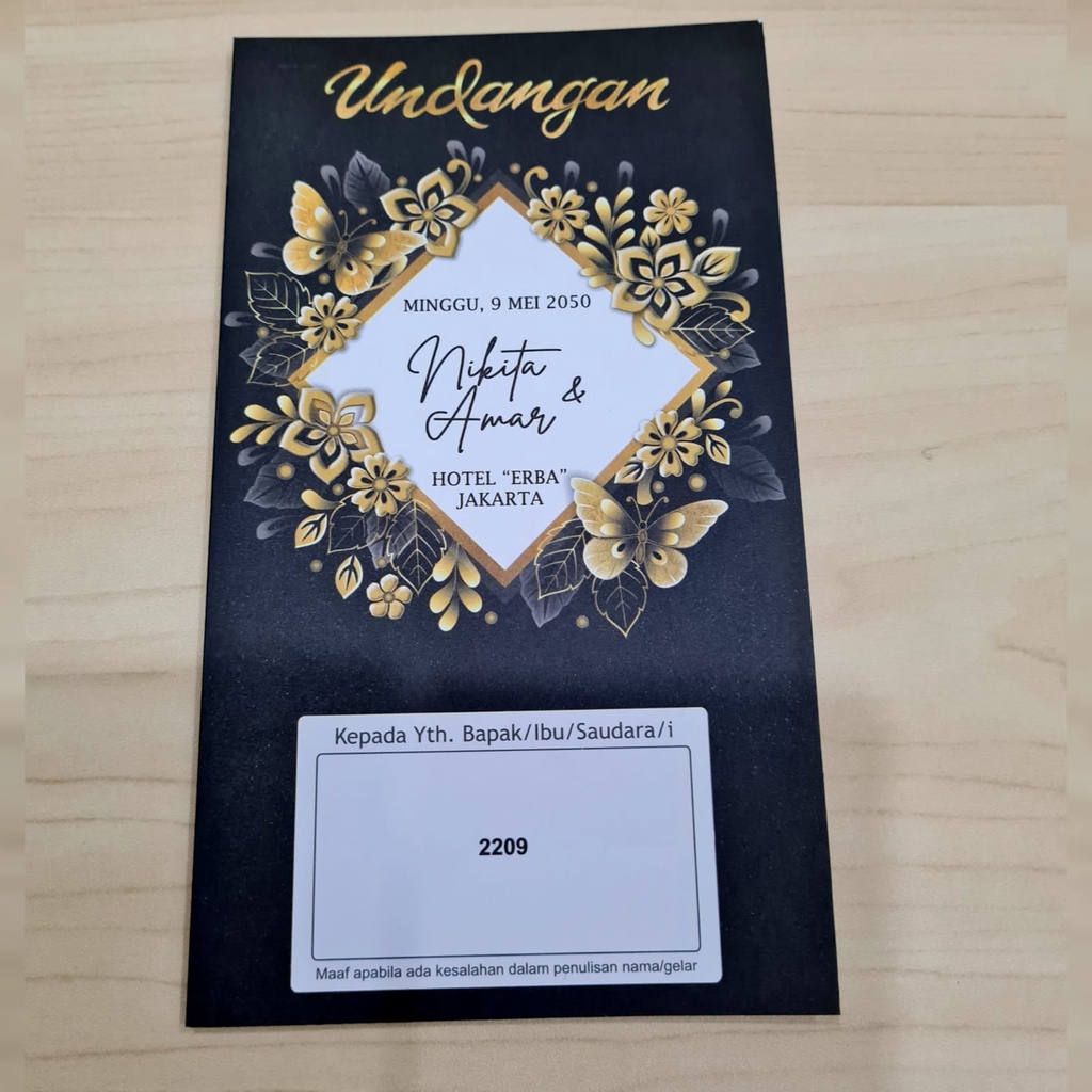 Blangko Undangan ERBA 2209