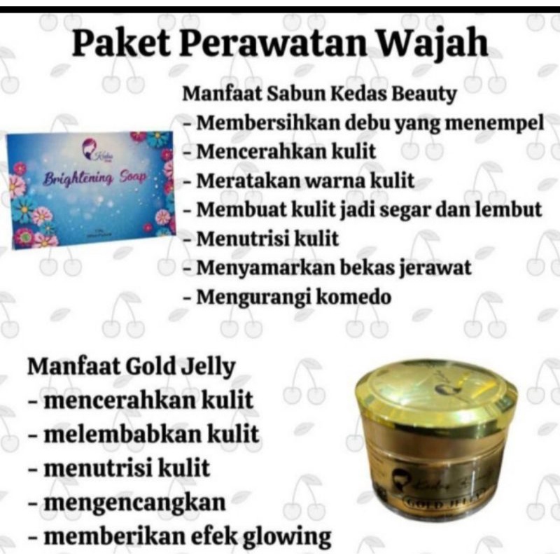 kedas beauty gold jelly / gold jelly kedas beauty 10 gr
