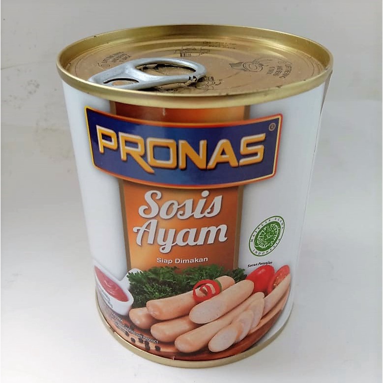 

PRONAS CHICKEN SAUSAGE 325 GR / DAGING AYAM DALAM KALENG / MAKANAN INSTANT