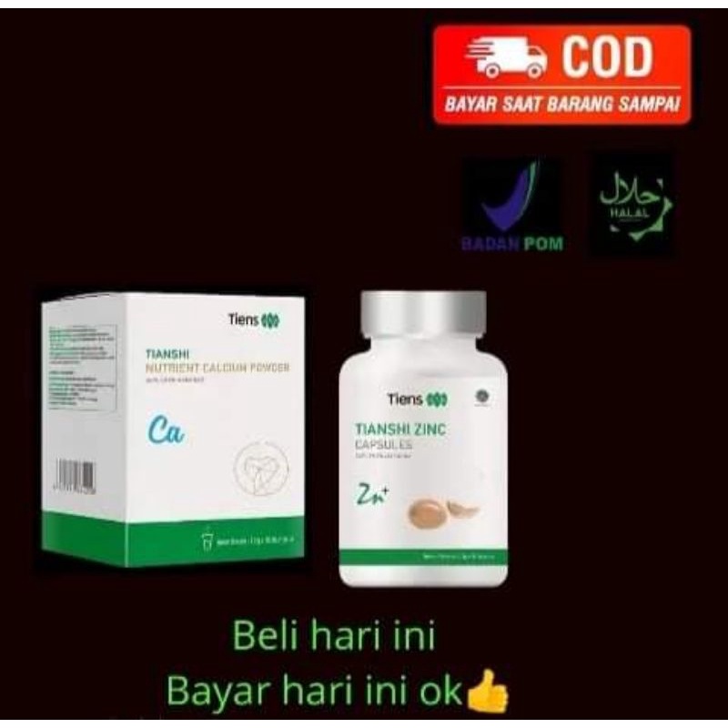 

Peninggi Badan Tiens Original Susu Calcium+Zinc Kapsul Bisa COD