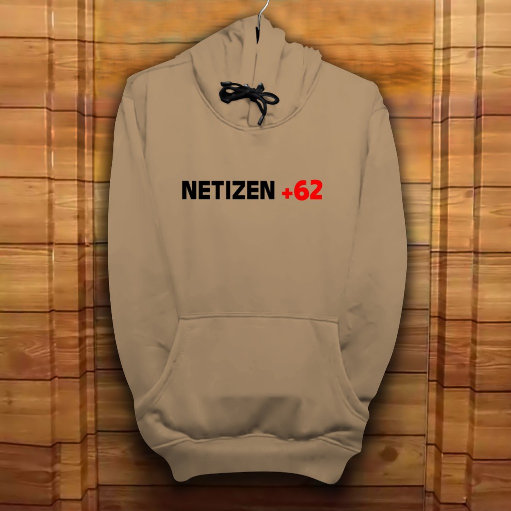 Hoodie Pria / Hodie Pria  / Jaket Pria / Sweater Hoodie  NETIZEN +62 Bahan Fleece UK L-XL