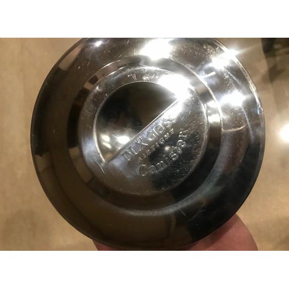 Toples Kaca Besar DLX Glass Jar Canister 9L Persegi Second Bekas