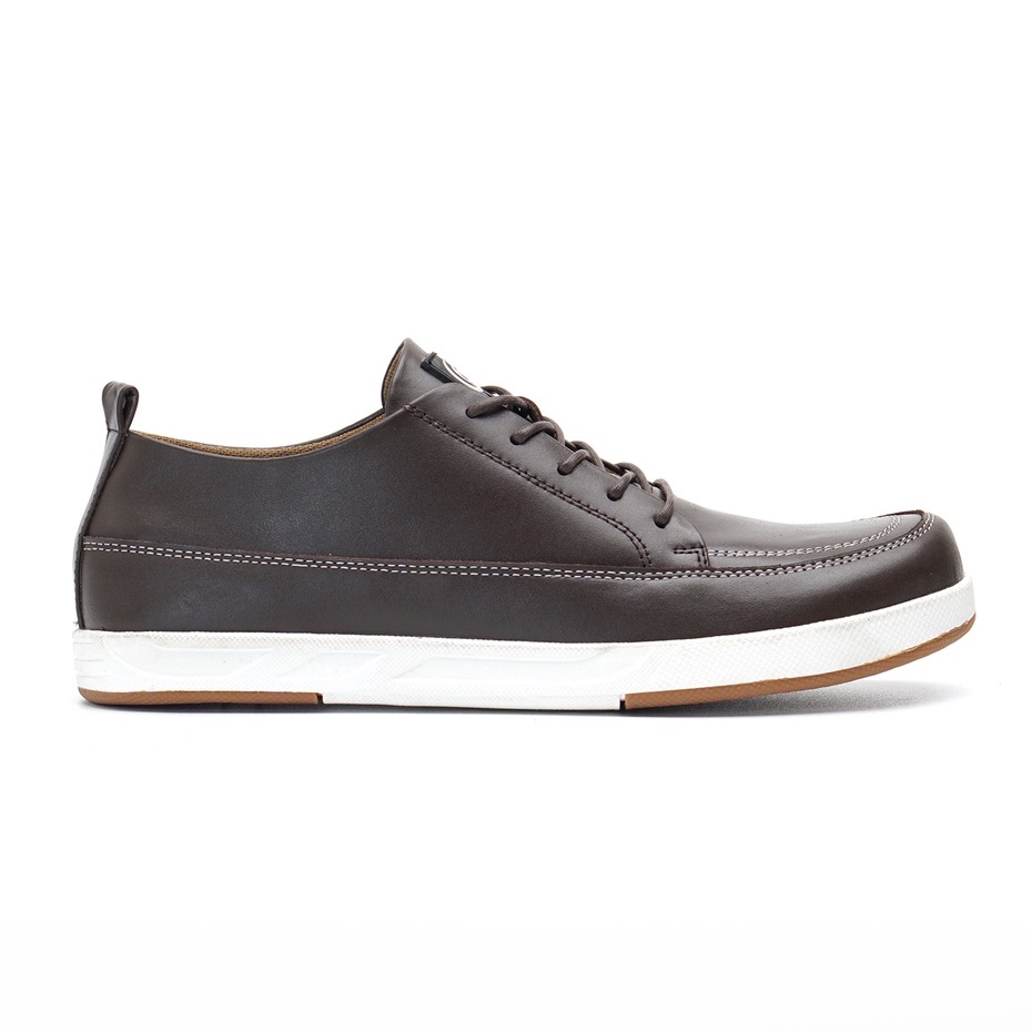 JERRICK BROWN (KULIT ASLI) |MNM x Greata| Sepatu Sneakers Pria Casual Derby Shoes PREMIUM ORIGINAL