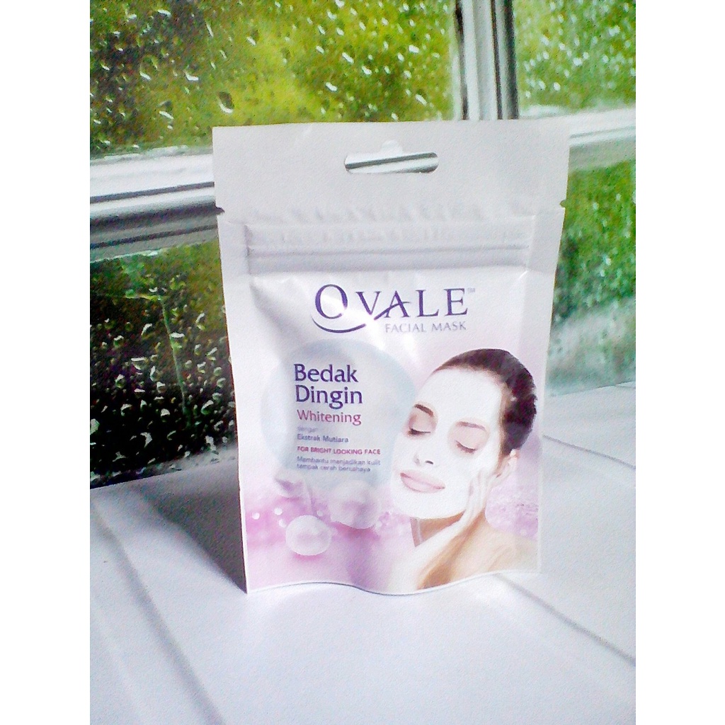 Ovale masker/bedak dingin