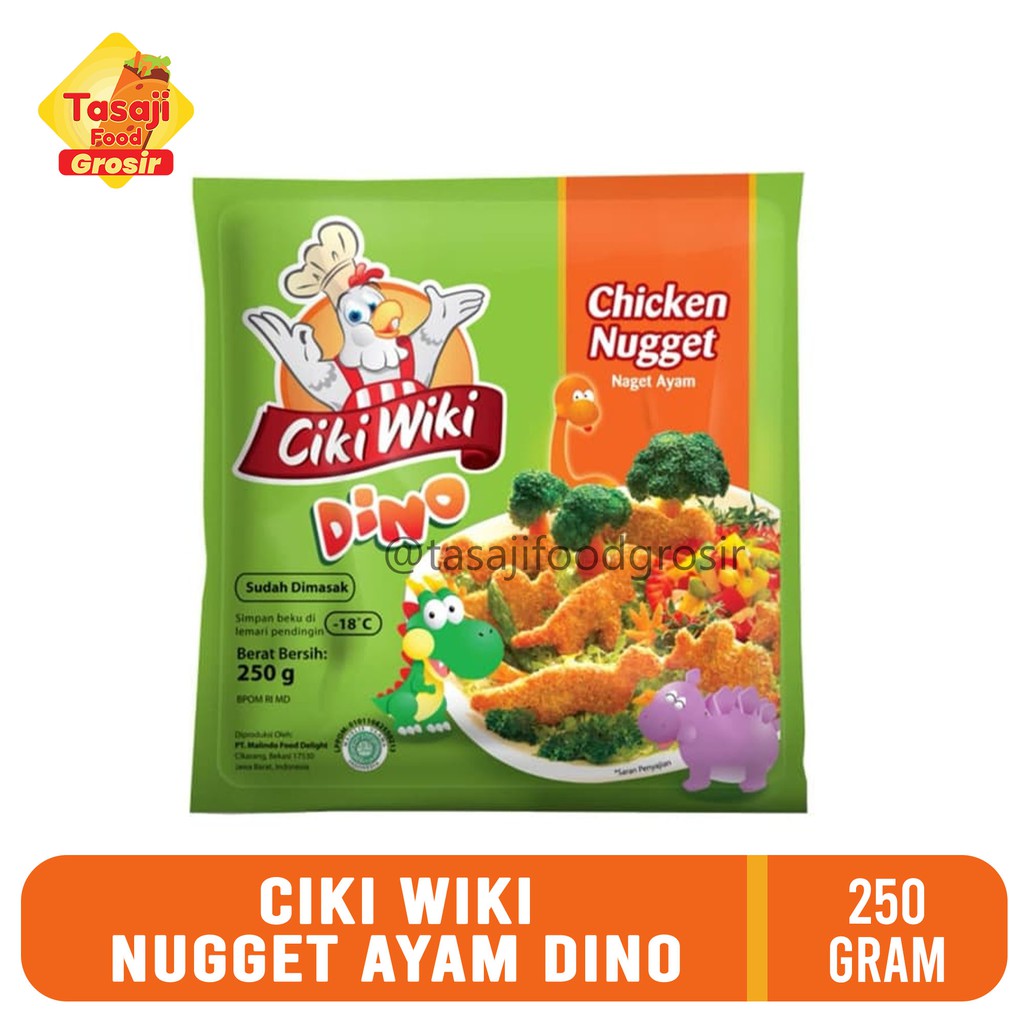 

Ciki Wiki Nugget Ayam DINO - 250Gr