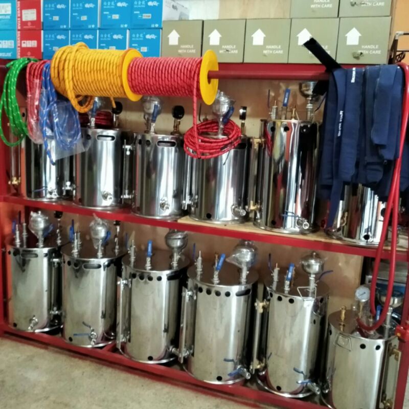 Setrika Uap Boiler 10 liter lengkap
