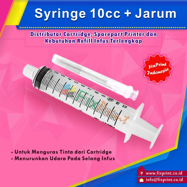 

T6Etfe4E Spuit 10Cc Syringe 10Cc Suntikan Tinta 10Ml Spuid Ukuran 10Ml + Jarum E57Dtgfe