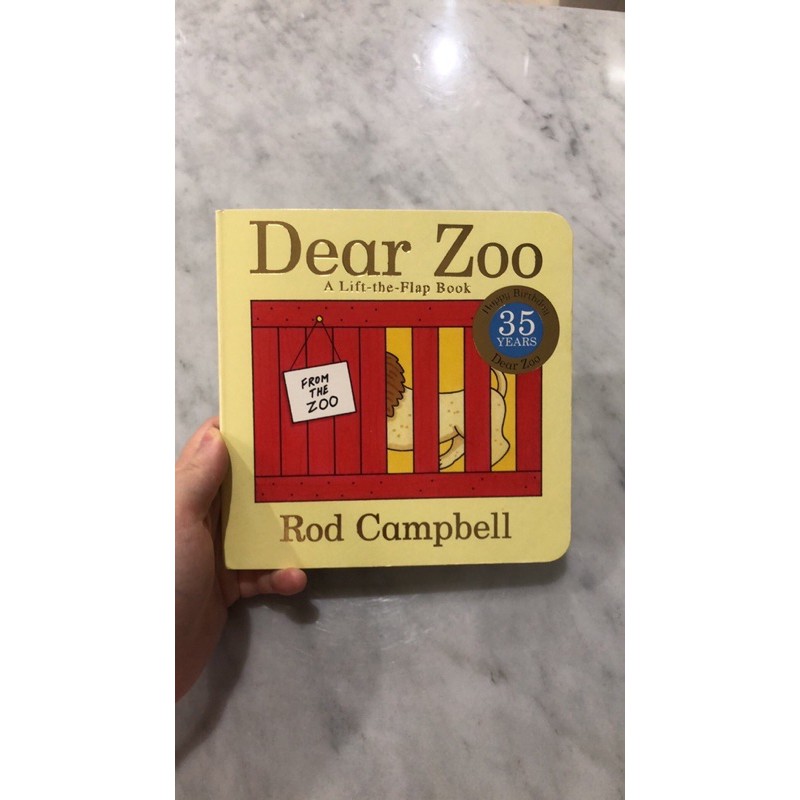 Dear Zoo A Lift-the-Flap Board Book Rod Campbell - buku import anak