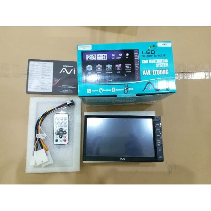 Head Unit Double Din LED Mobil with Mirror Link Android