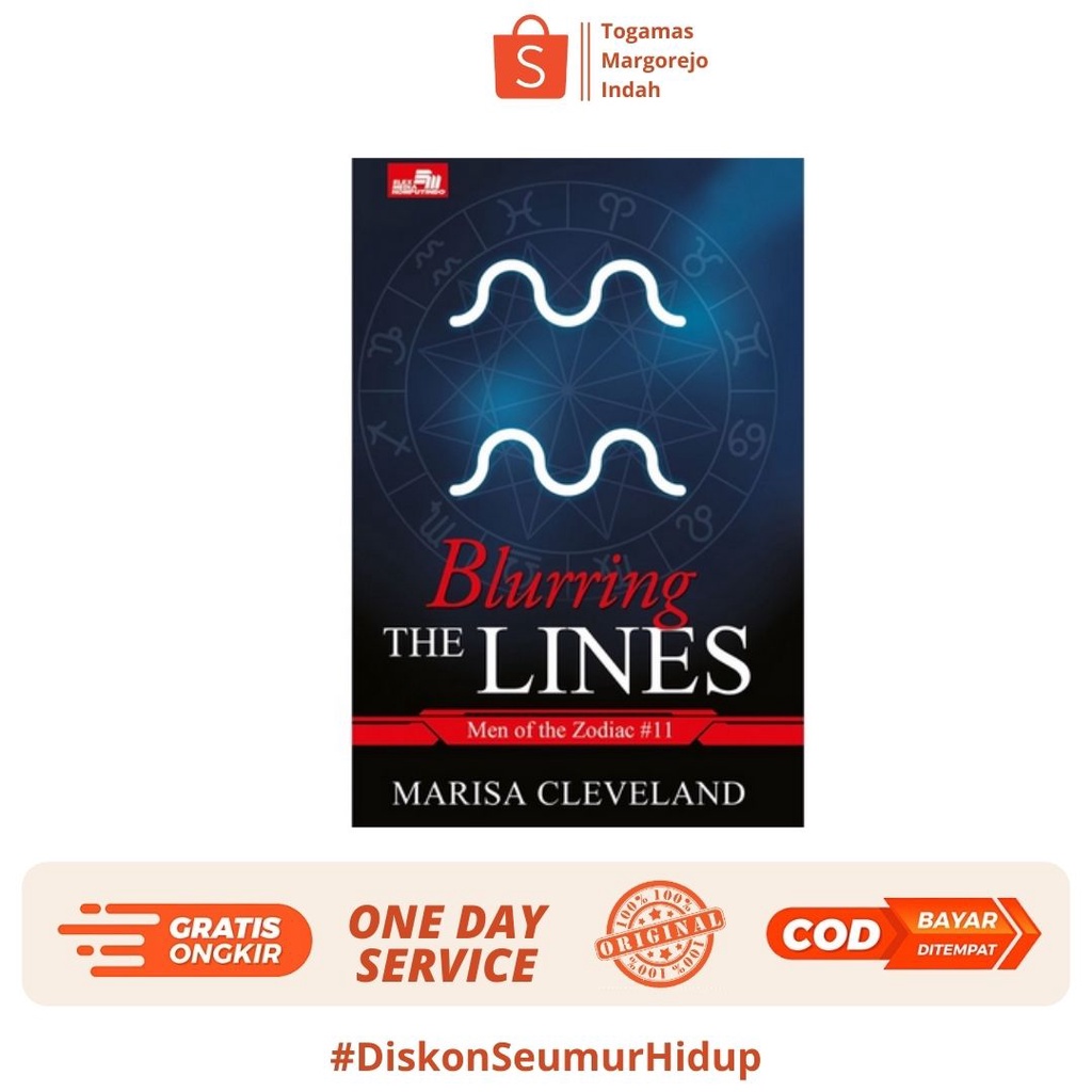 CR:BLURRING THE LINES (MEN OF THE ZODIAC #11) - MARISA CLEVELAND