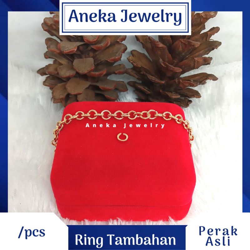 Ring Tambahan, Perak 925, Lapis Emas Murni