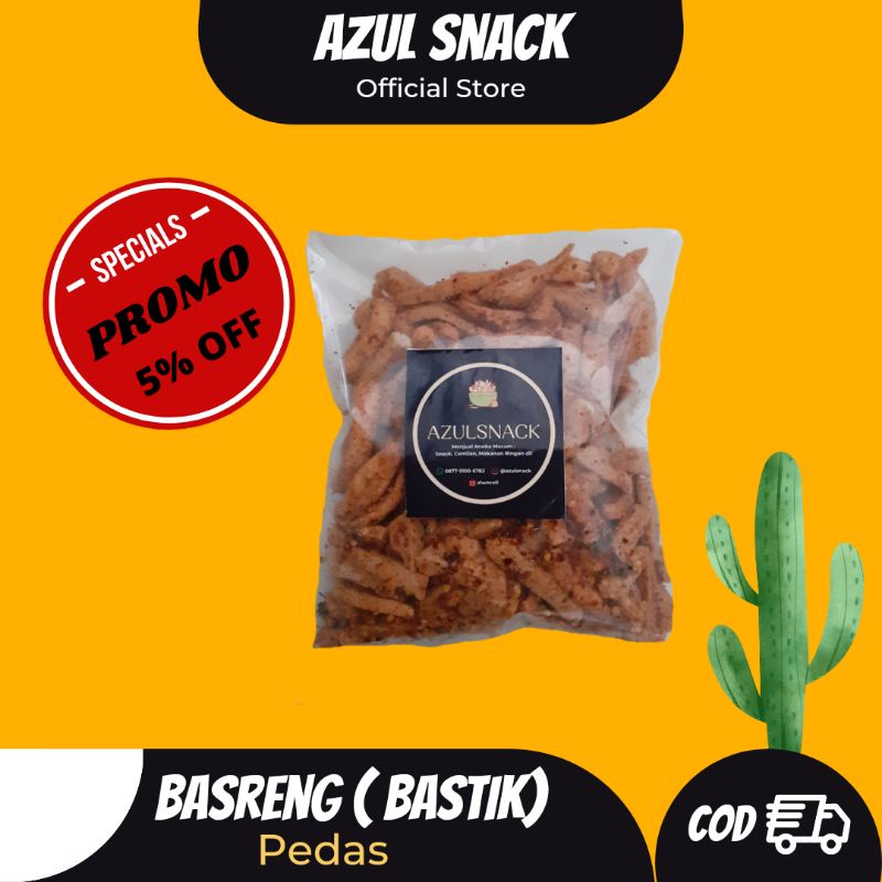 

Basreng pedas daun jeruk ( BASTIK ) 250g