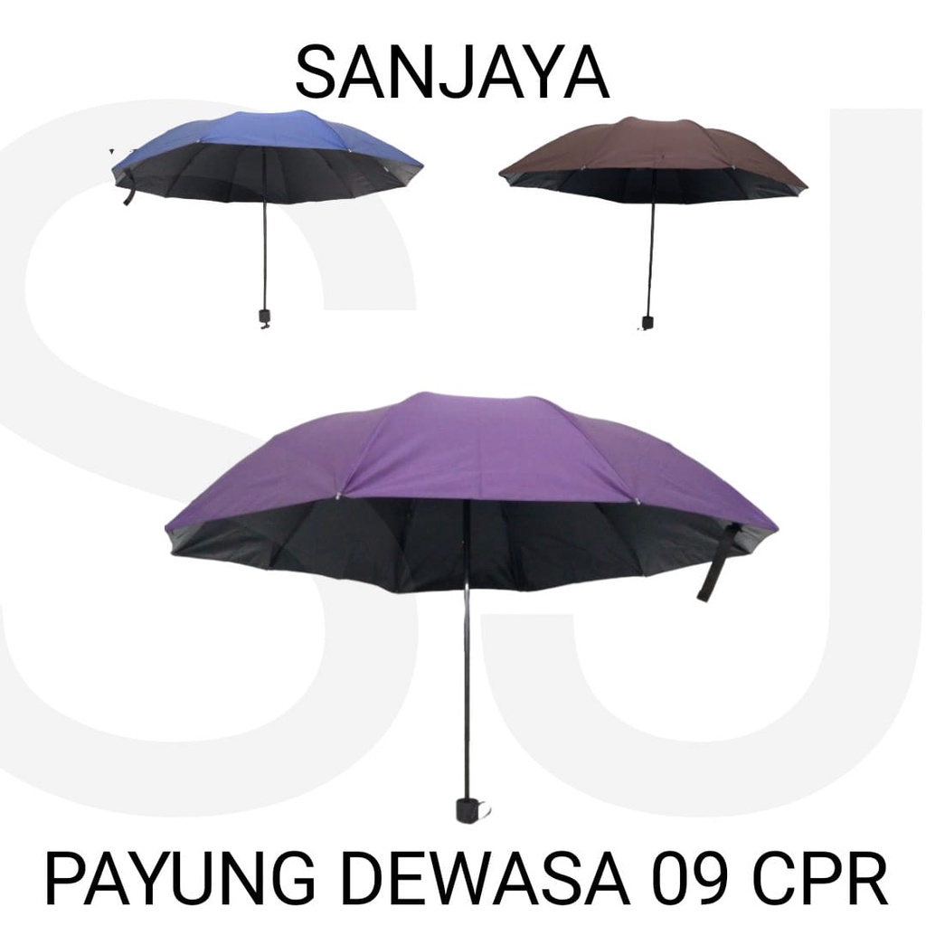 PAYUNG HUJAN / PAYUNG MOTIF POLOS / PAYUNG DEWASA 09 CPR