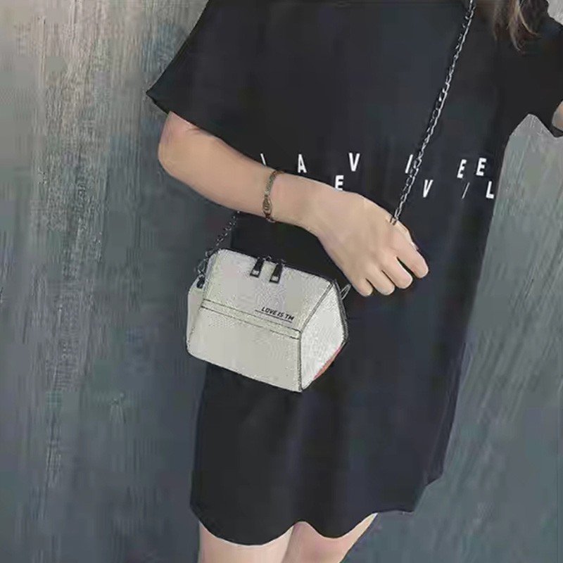 tas impor wanita fashion selempang baru lucu sling bag cewek murah tali rantai