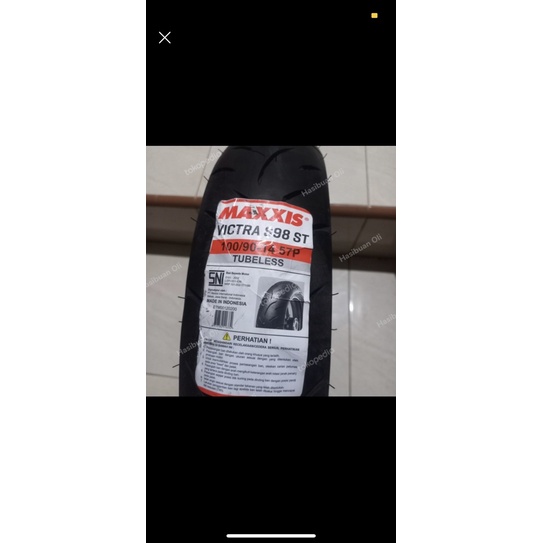 BAN MAXXIS 100/90-14 TUBELESS