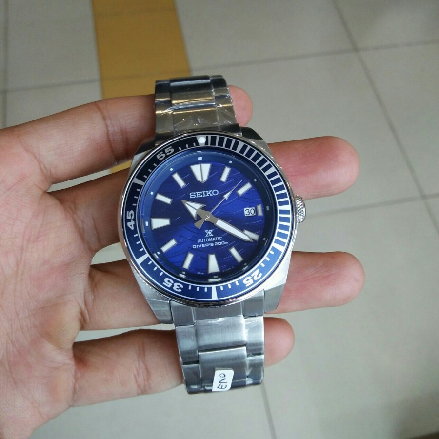 Flash Sale JAM TANGAN SEIKO SAMURAI SAVE THE OCEAN GREAT WHITE SHARK SRPD23 Garansi 1th
