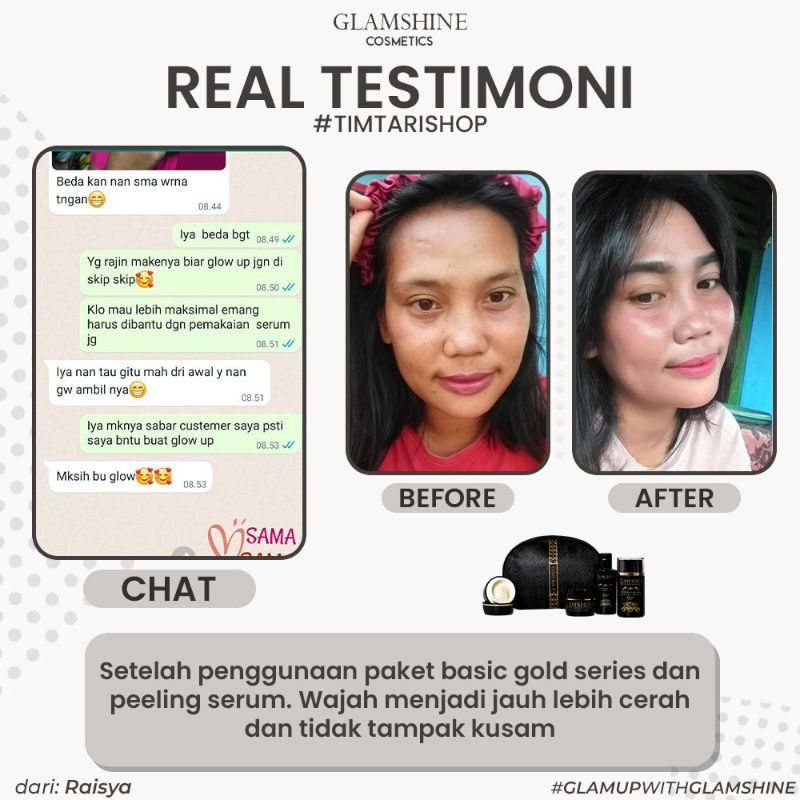 Paket gold series glamshine