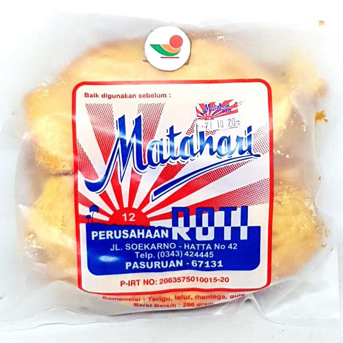 

Kualitas Terbaik] Matahari Roti Sisir Kering Khas Pasuruan 250Gr | Kue Garing Crispy