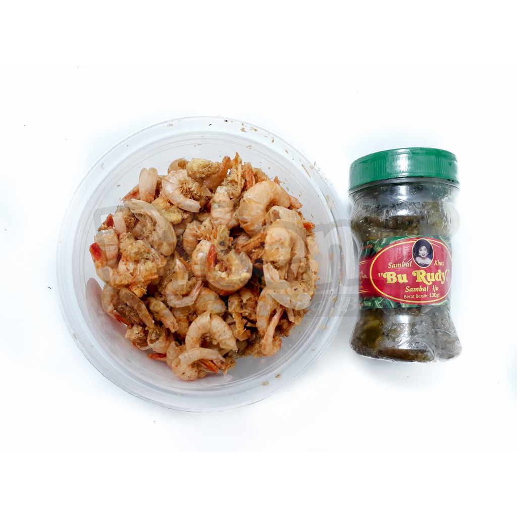 

Paket Udang Crispy Kecil Sambal Ijo Bu Rudy Oleh2 Bu Rudi Surabaya