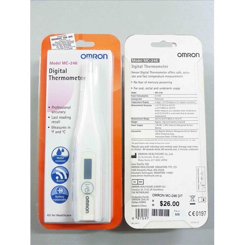 Thermometer Digital Omron MC-246 / Thermometer Omron MC 246