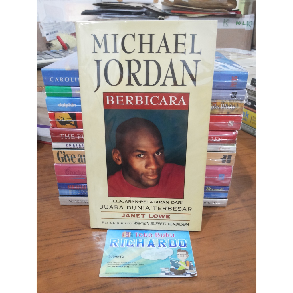 Buku Michael Jordan Berbicara --- Janet Lowe