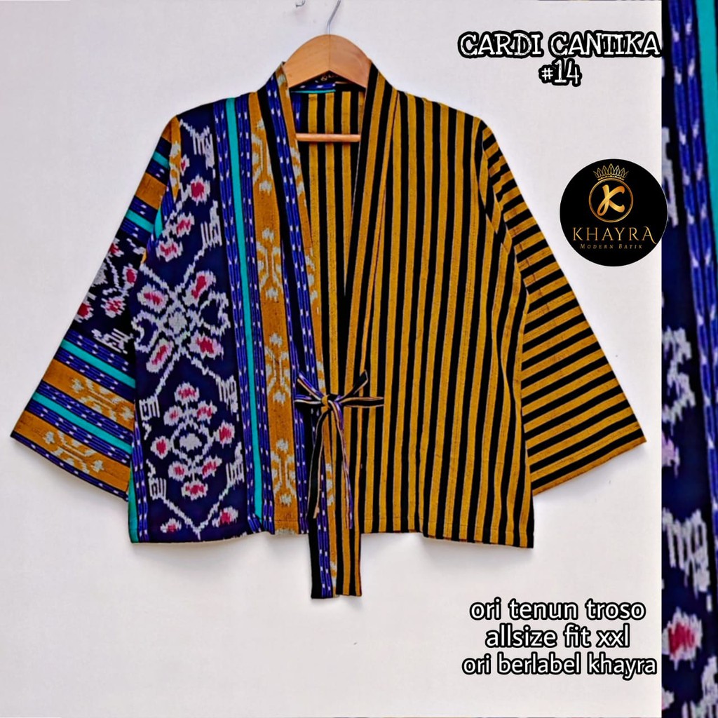 Kimono tenun cantika ori tenun