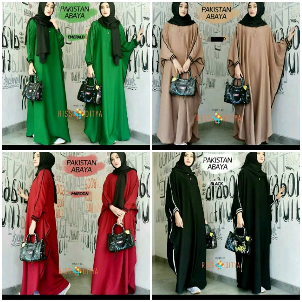 Diskon Gamis jumbo abaya pakistan