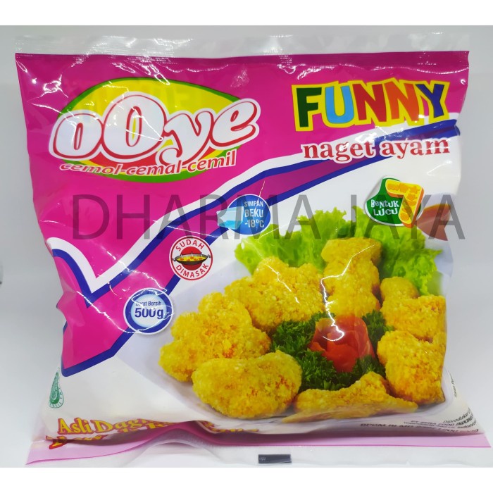 

Ooye Naget Ayam Funny 500gr / naget ayam