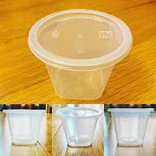 Gelas Puding Besar - Puding Cup 150 Ml - Cup Agar - Puding 150 Ml - Isi 25 + Tutup