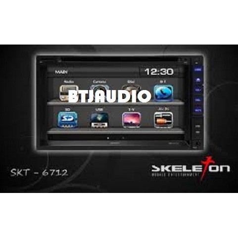TV MOBIL DOUBLE DIN SKELETON SKT-6712 LAYAR 6 95 KONDISI 100 BARU Terbaik