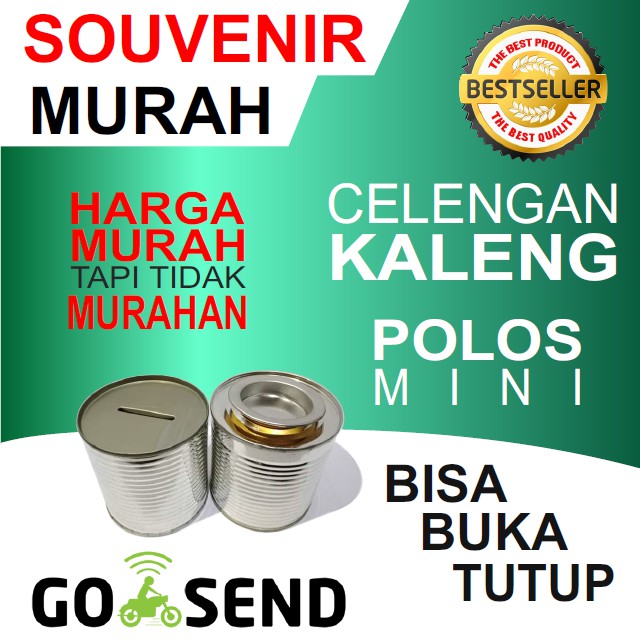 Celengan Kaleng Polos MINI